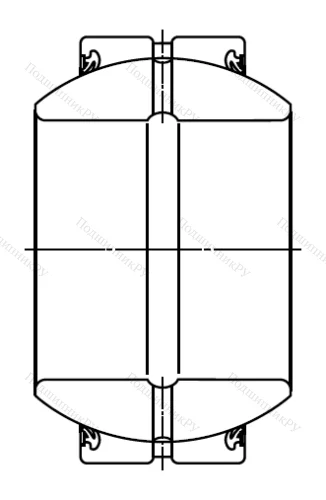 Шарнирный подшипник GE 80 ES 2RS в Омске