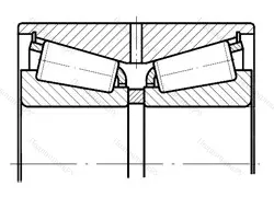 Подшипник  597126 размер 129,96x250x160 от производителя  ЕПК