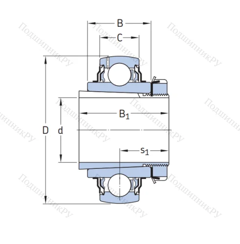 Корпусный подшипник YSA 212-2FK в Омске