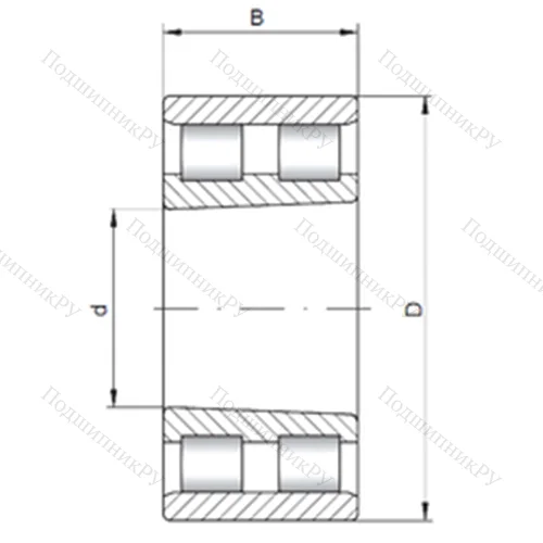Подшипник роликовый радиальный NN 3120 K от производителя  CX