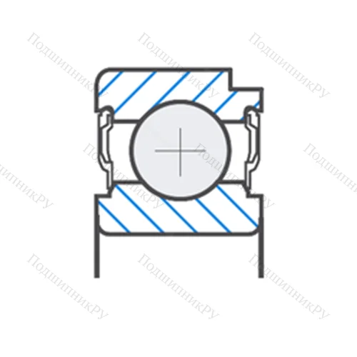 Подшипник шариковый радиальный 6TS 2-SX 06C 03LLH 1A-BC 3/L 588