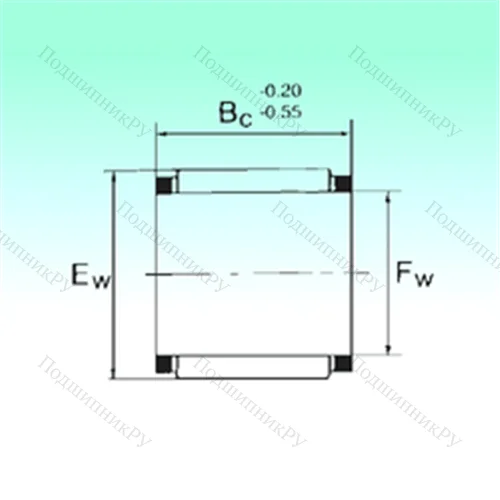 Подшипник игольчатый радиальный KBK 18x23x23 от производителя  NBS
