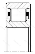 Подшипник  N 1056 (2156) размер 280x420x65 от производителя  SKF