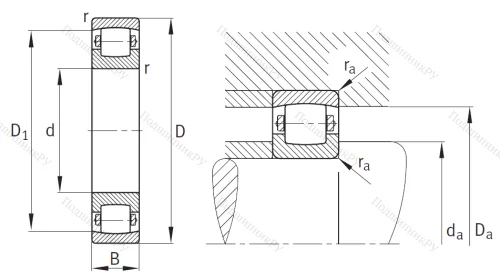 Сферический роликовый подшипник 20315 MBC 3 от производителя  FAG