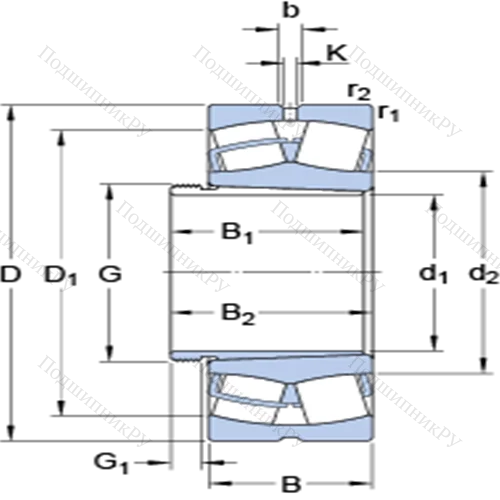 Сферические роликоподшипники на стяжной втулке 23126 CCK/W 33 + AHX 3126