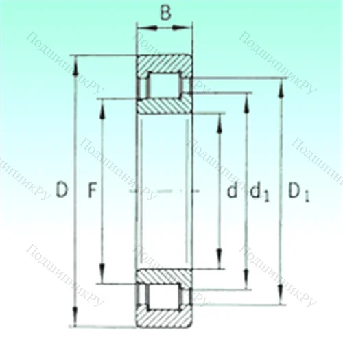 Подшипник роликовый радиальный SL 192320