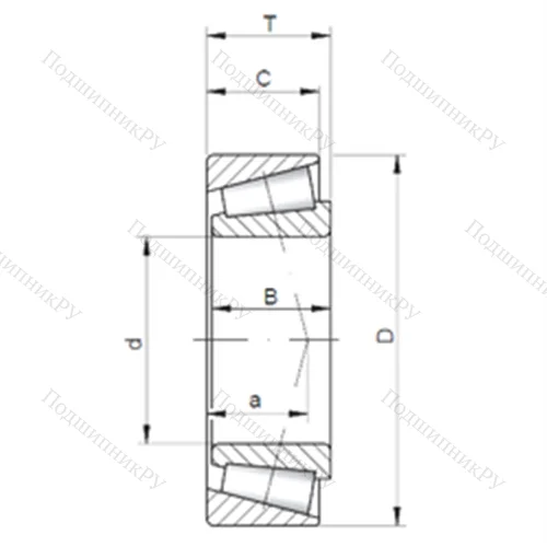 Подшипник роликовый радиально-упорный JH 429149/10 от производителя  CX