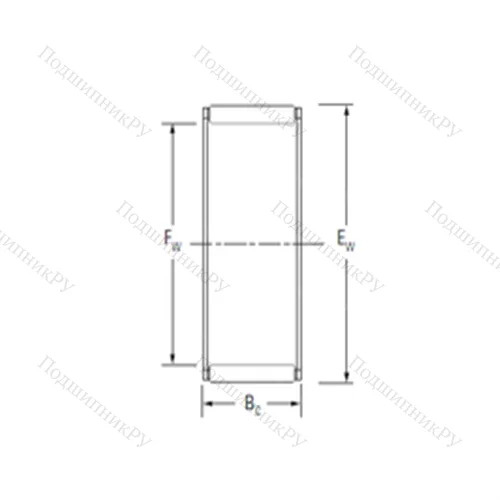 Подшипник игольчатый радиальный K 42X 48X 24F от производителя  KOYO