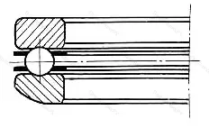 Подшипник  53415 (28415) размер 75x160x69 от производителя  SKF