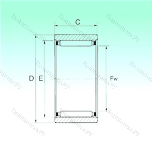 Подшипник игольчатый радиальный RNAO 70x90x30 от производителя  NBS