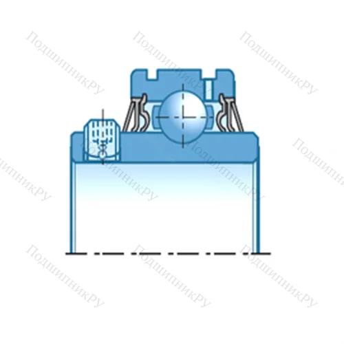 Подшипник шариковый радиальный UCS 308D 1