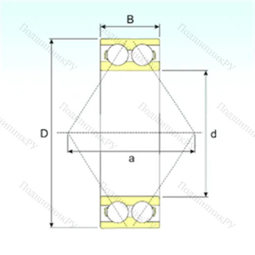 Подшипник шариковый радиально-упорный 3209 ATN 9