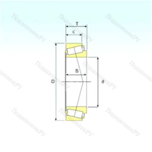 Подшипник роликовый радиально-упорный 306/1270 от производителя  ISB