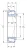 Конический роликовый подшипник 30214 J 2/Q от производителя  SKF
