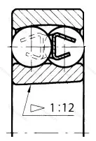Подшипник  111508 (2208K) размер 40x80x23