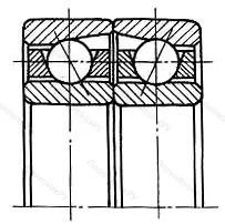 Подшипник  366305 размер 25x62x34 от производителя  ГПЗ-10