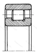 Модификация подшипника 6-802218К1Т размер 90x160x30 от производителя  ГПЗ-4