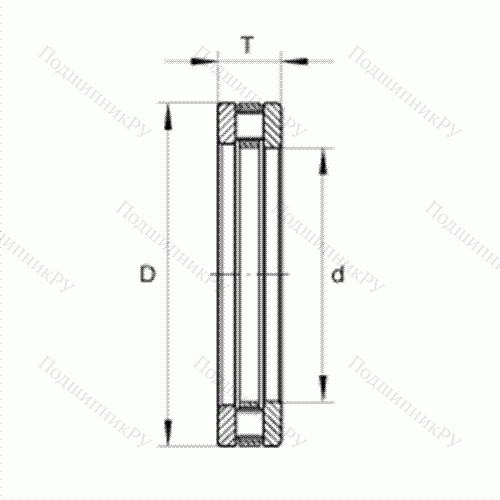 Подшипник роликовый упорный RT 624