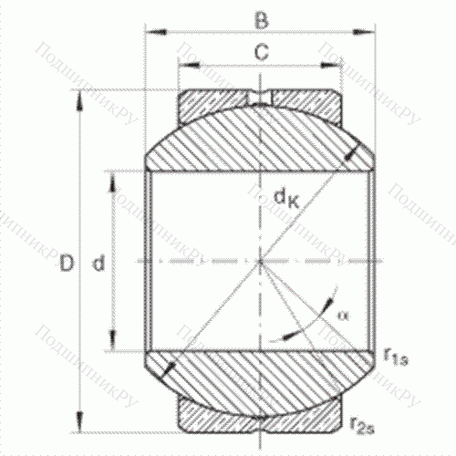 Подшипник шарнирный GE 10-PB